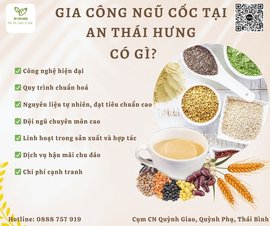 Lợi Thế của An Thái Hưng trong Gia công ngũ cốc