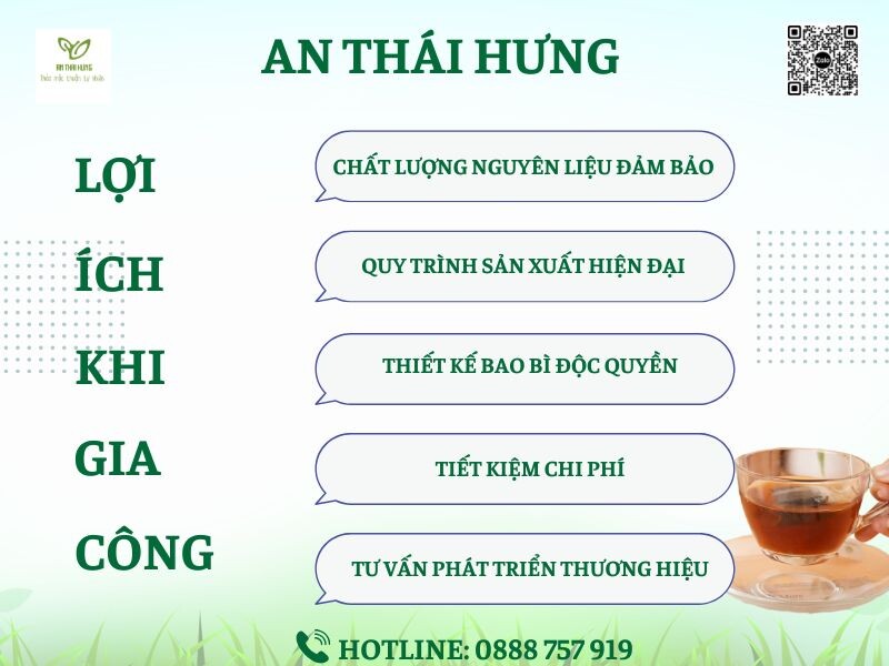 Lợi Ích Khi Gia Công Trà Thảo Dược Tại An Thái Hưng